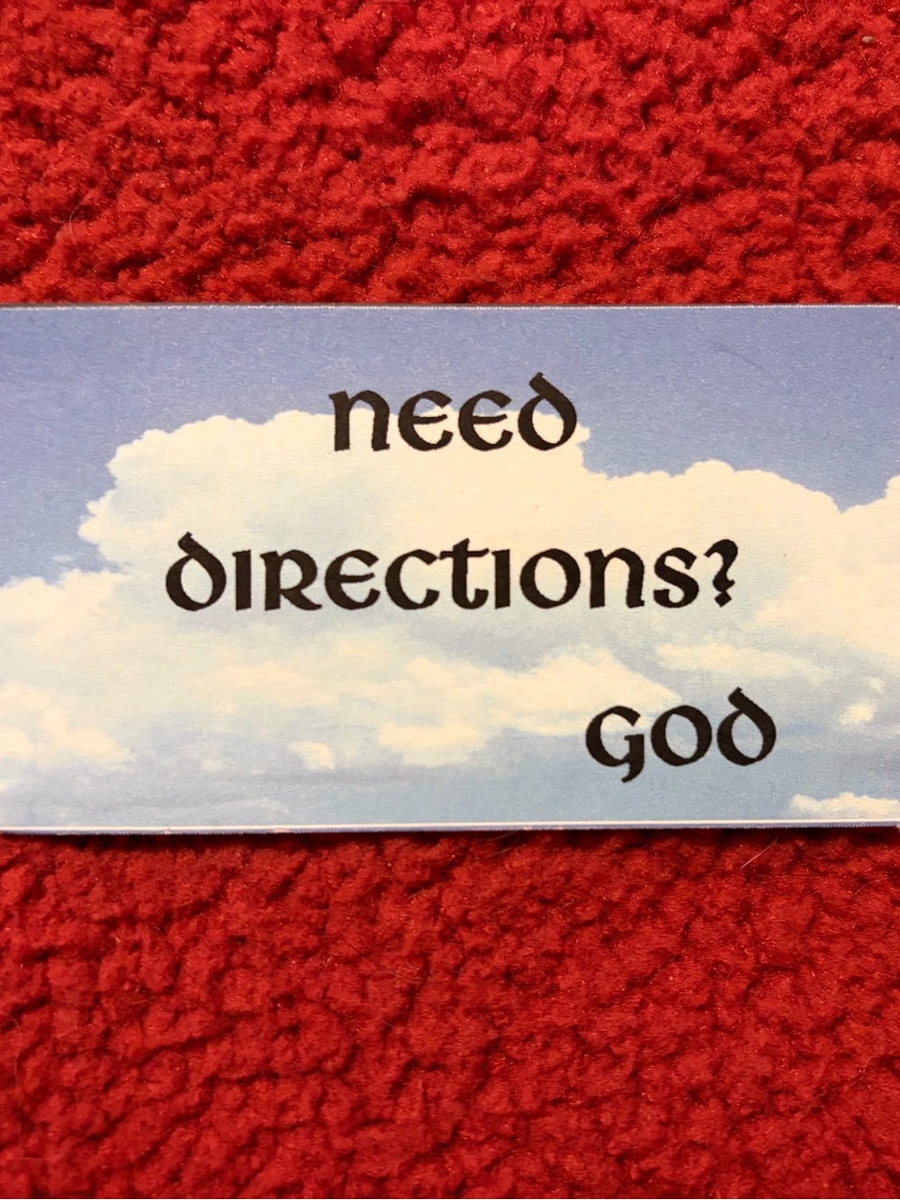 Messages from God magnet